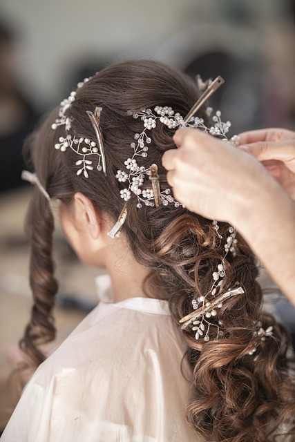 bride, hairdresser, hair